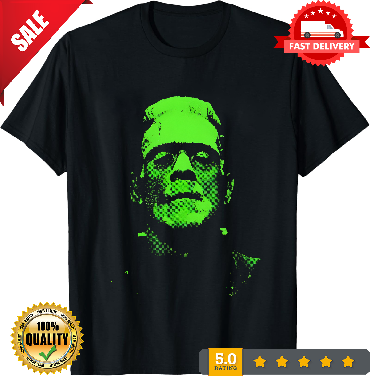 Frankenstein Horror Movie T-Shirt S-3XL-TH82000